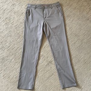 Brand new gray Rhone commuter pants, size 32 waist.
